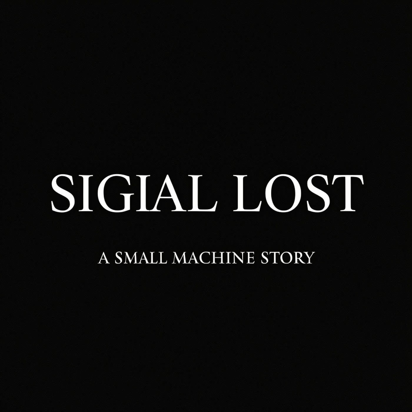 AI-generated movie title card with misspelled SIGNAL LOST text