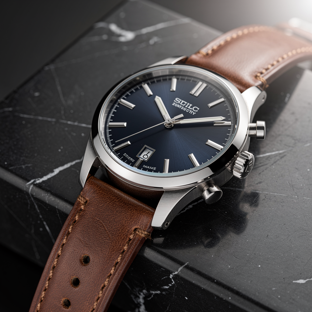 FLUX.2 Pro watch product photo on black marble