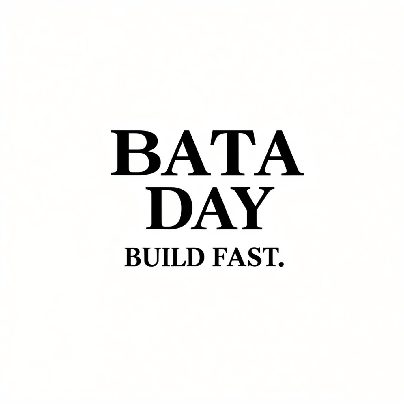 After: poster now reads BETA DAY