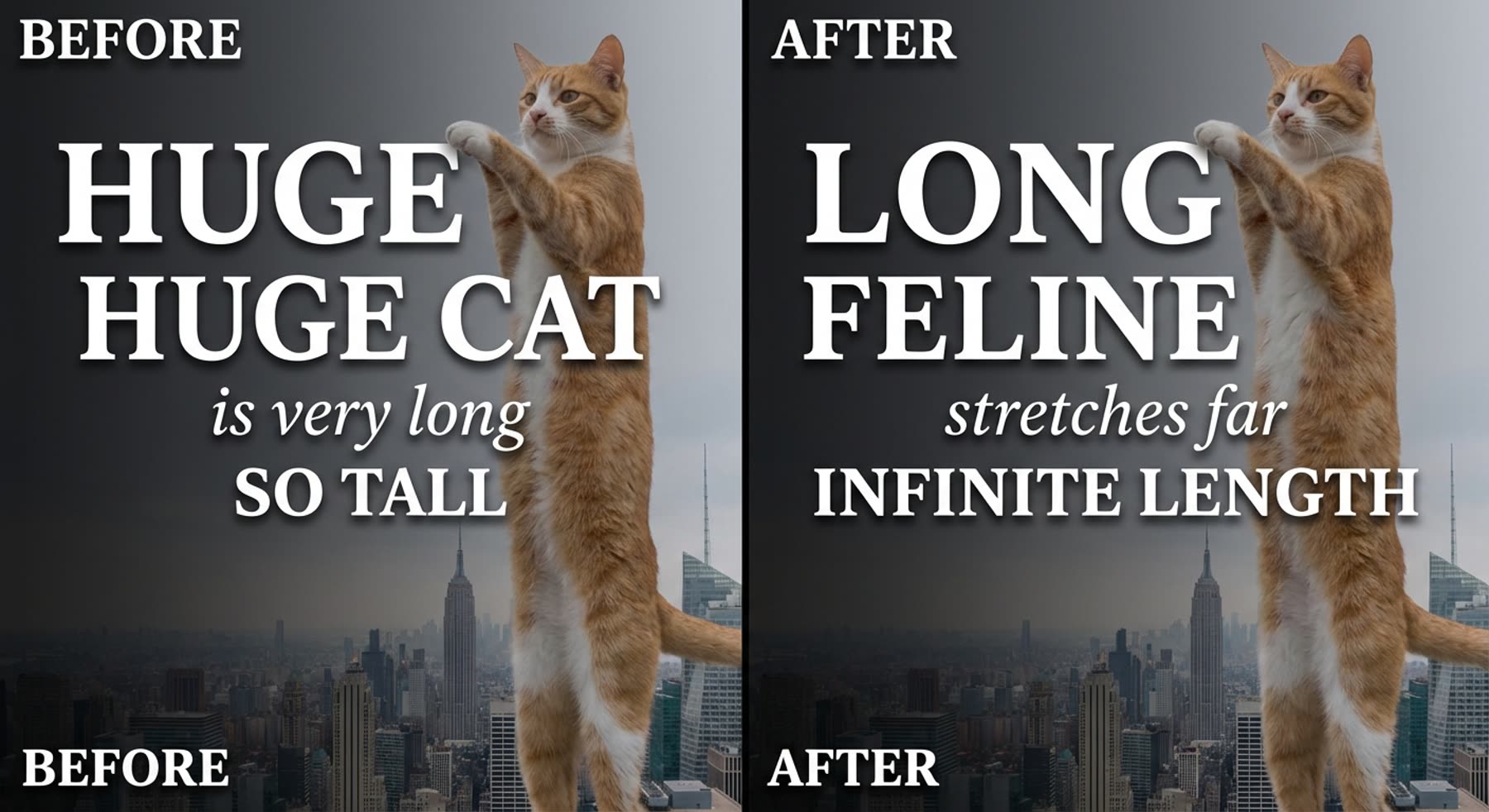 LongCat Image Edit: 6 Before and After Text Replacements