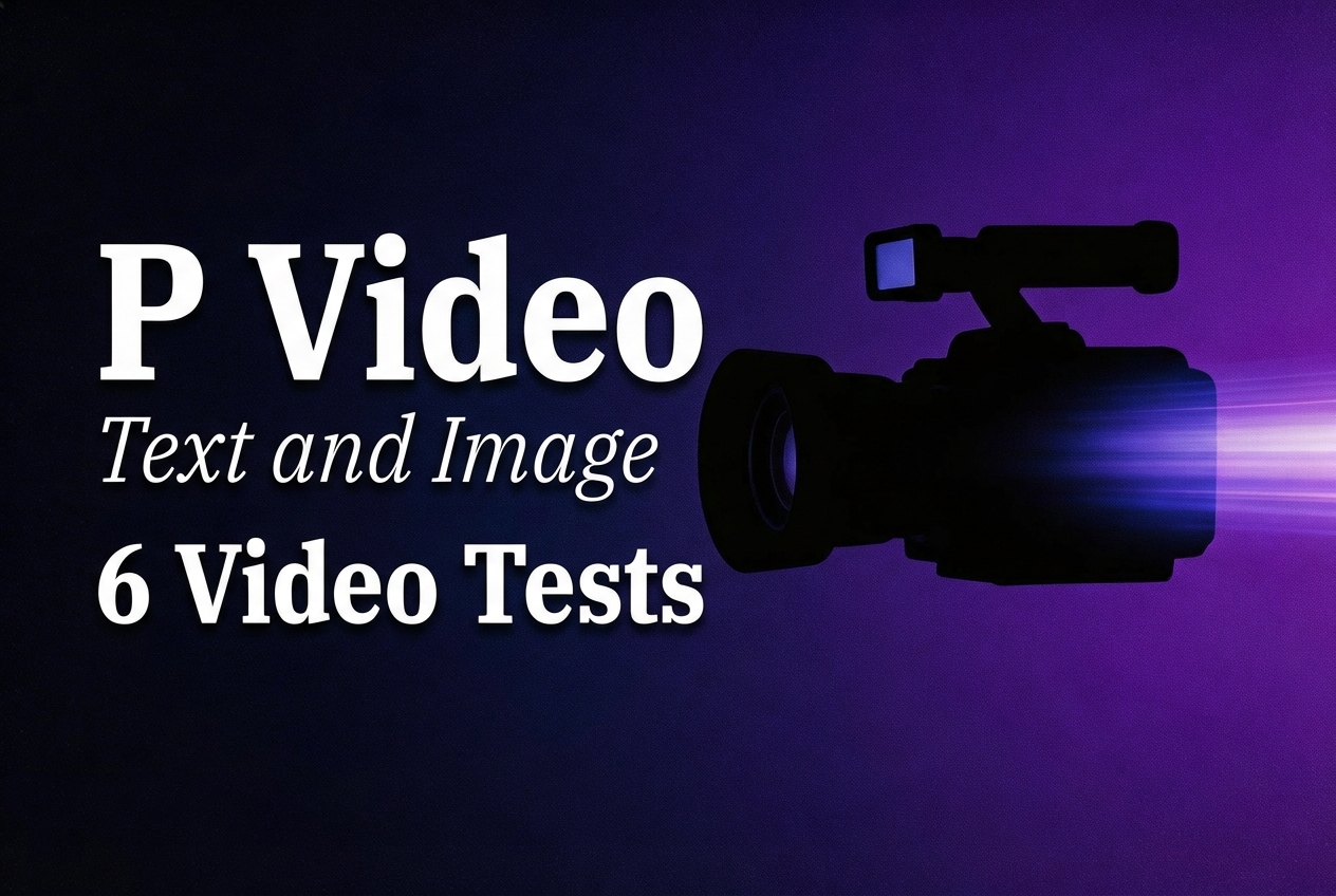 P-Video: Text-to-Video and Image-to-Video in 6 Tests