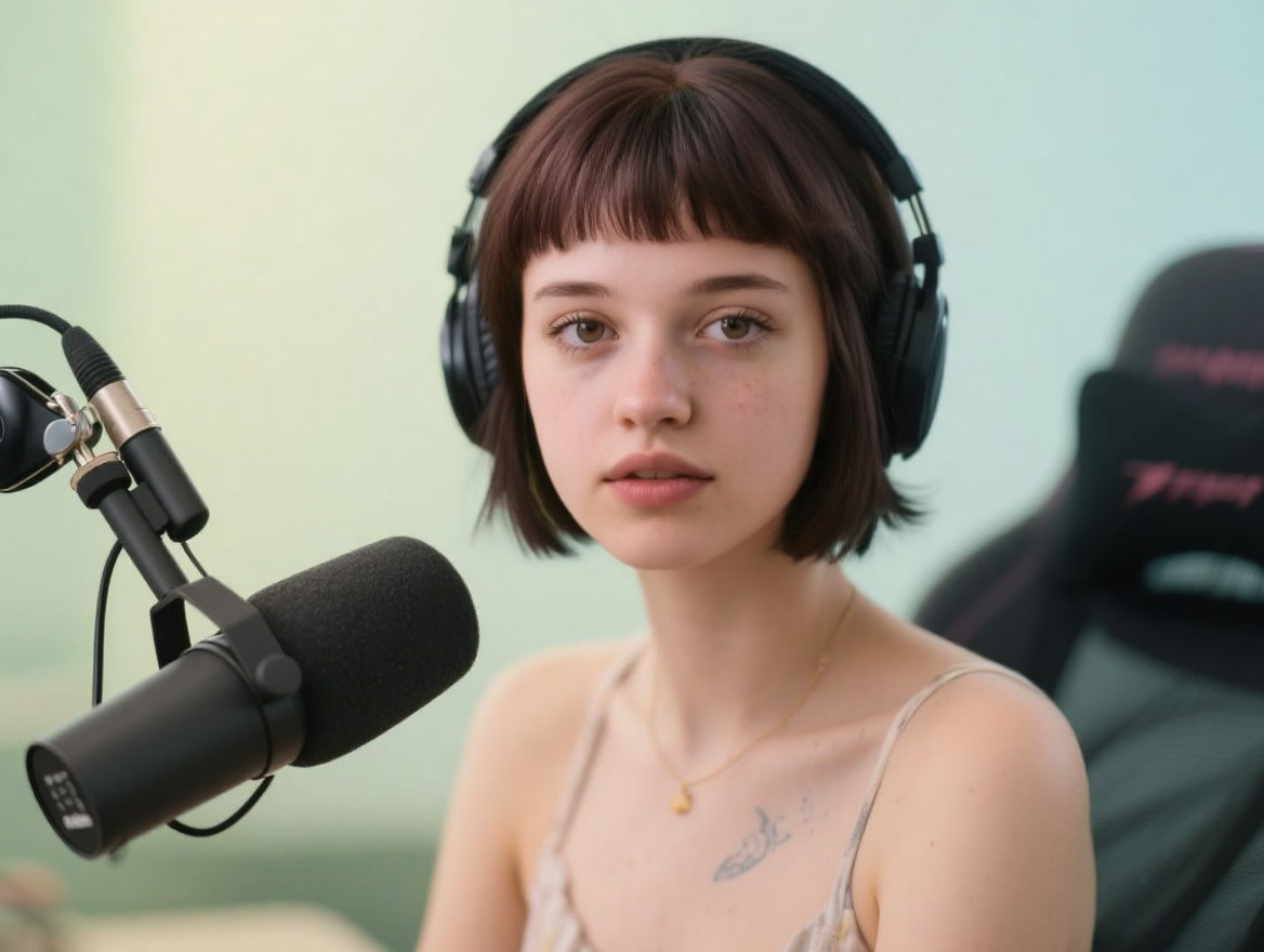 Reve Edit output with dark brown hair