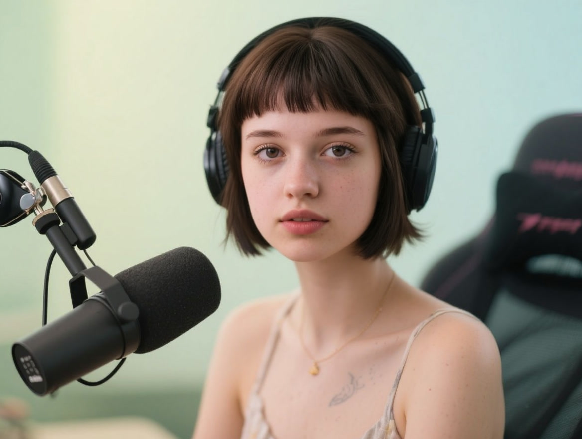 Reve Edit Fast output with dark brown hair