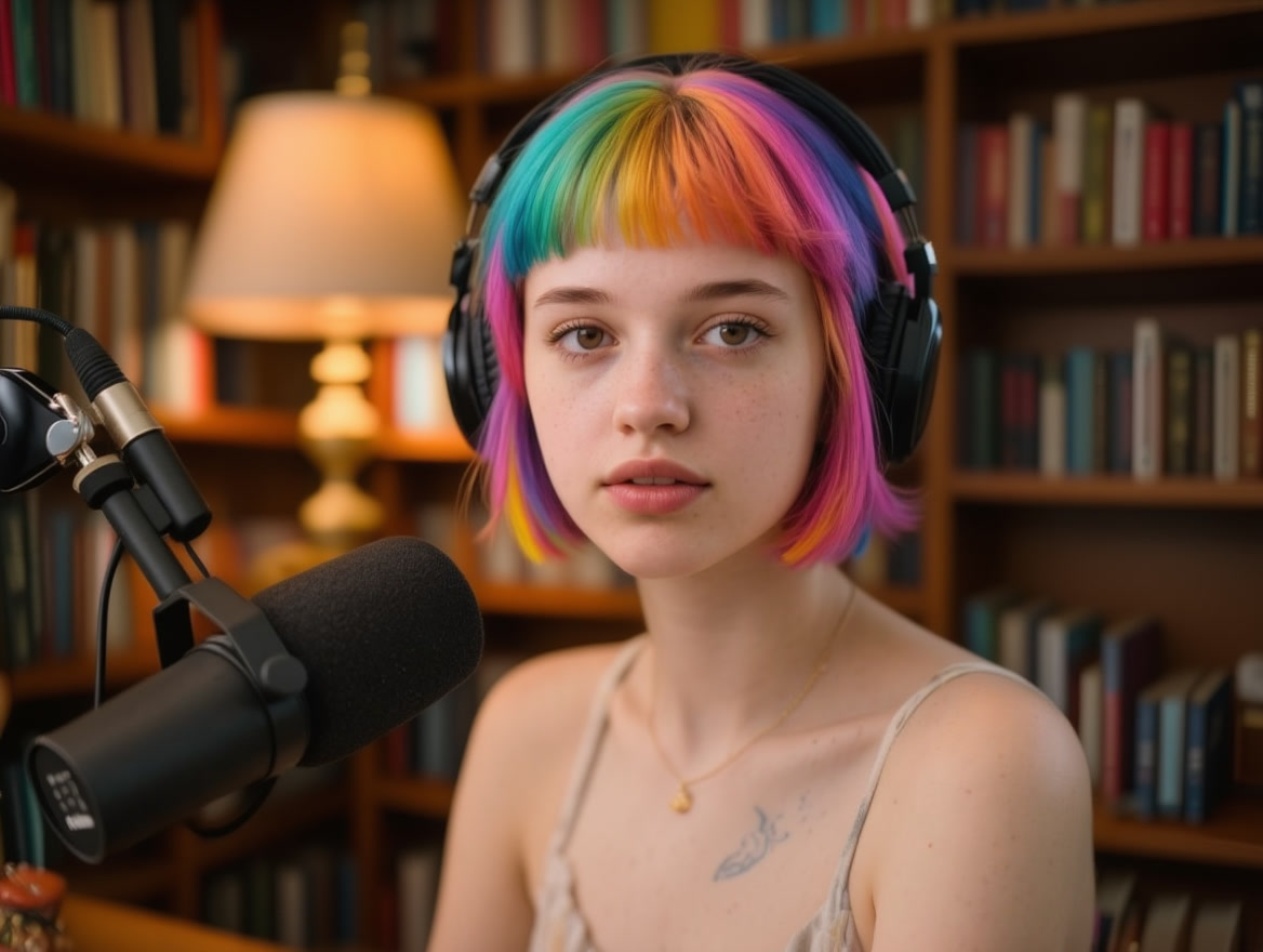 Reve Edit output with library background