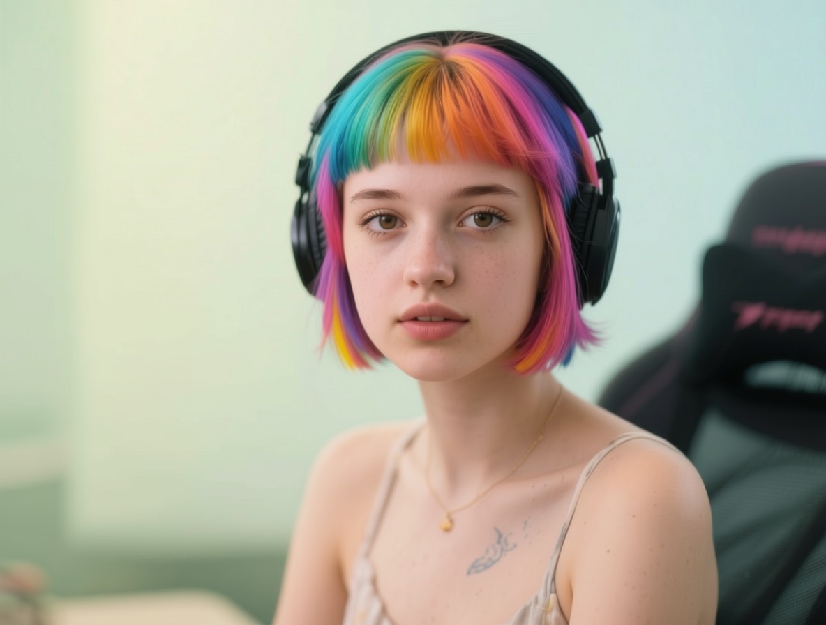 Qwen Image Edit Plus output with microphone removed