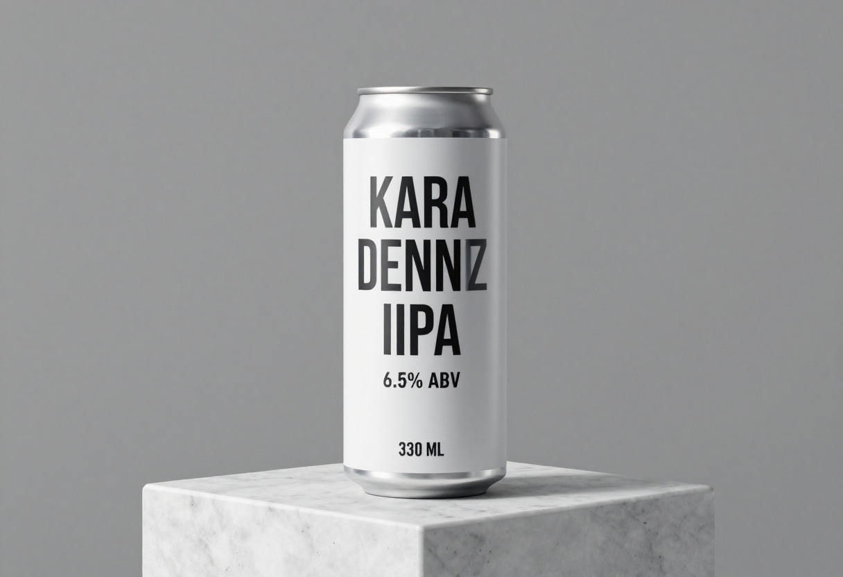 Pruna P-Image output for product can label text prompt