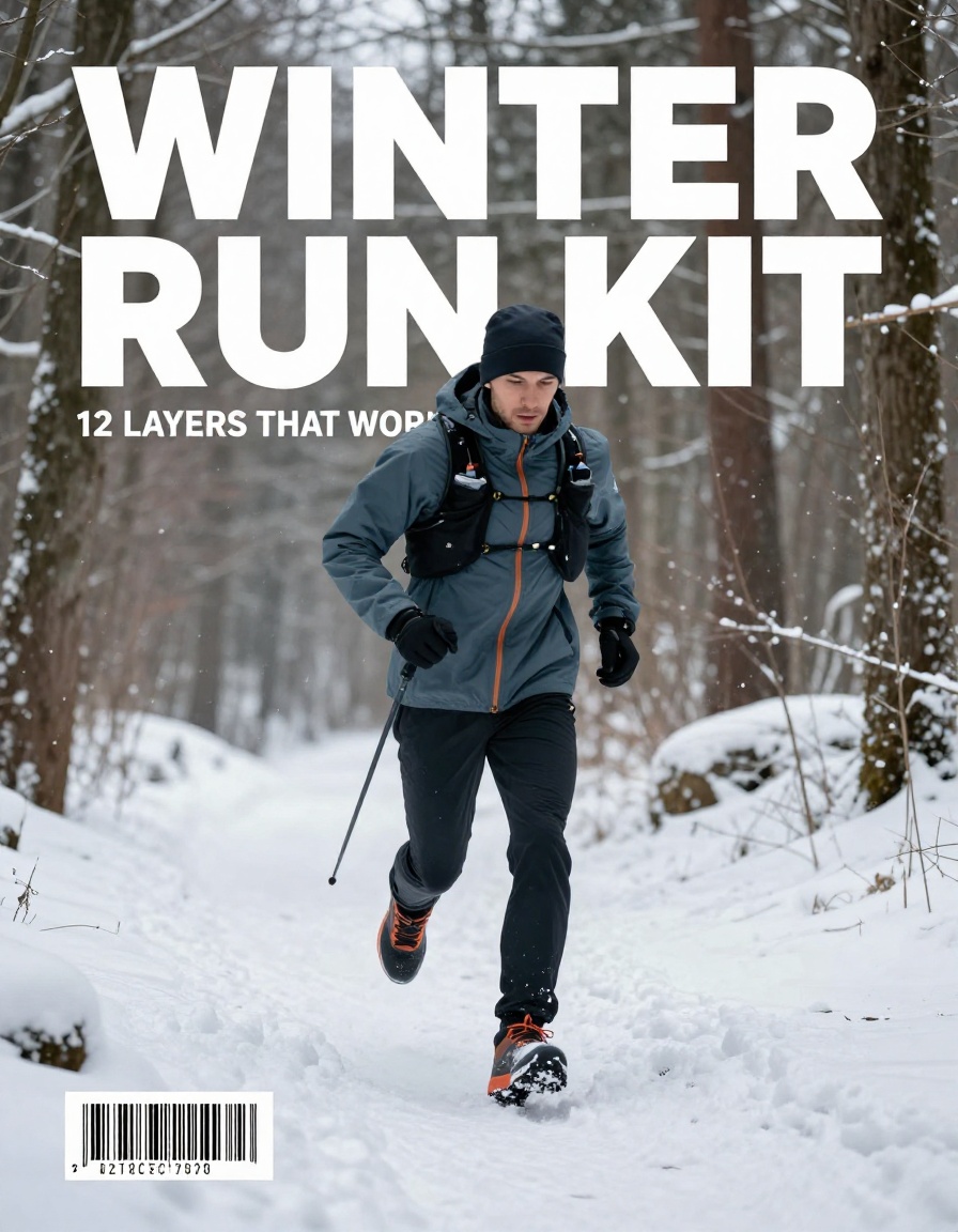 Pruna P-Image output for magazine cover text and barcode prompt