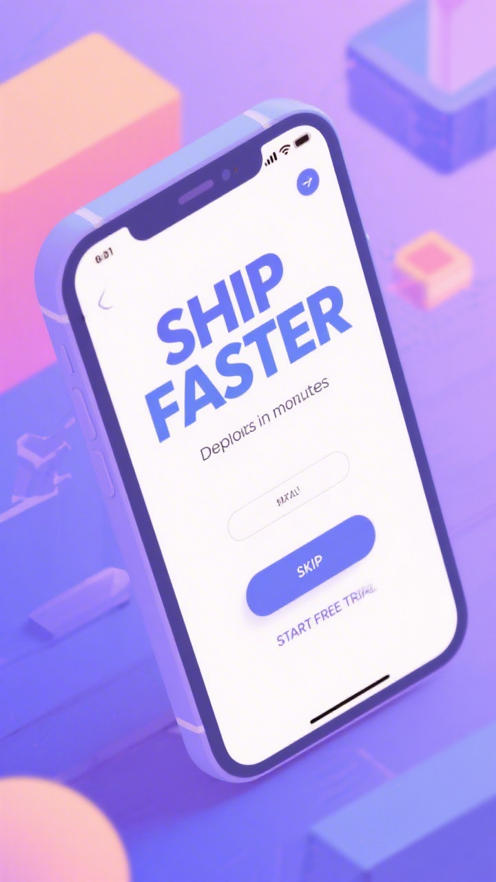 Seedream v3 output for mobile onboarding UI prompt