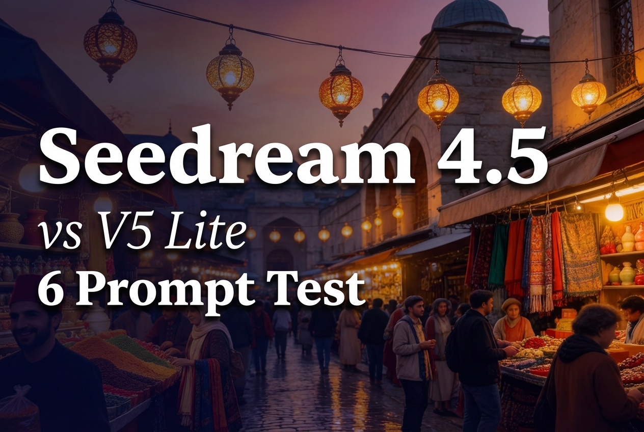 Seedream 4.5 vs Seedream V5 Lite: 6 Prompt Test