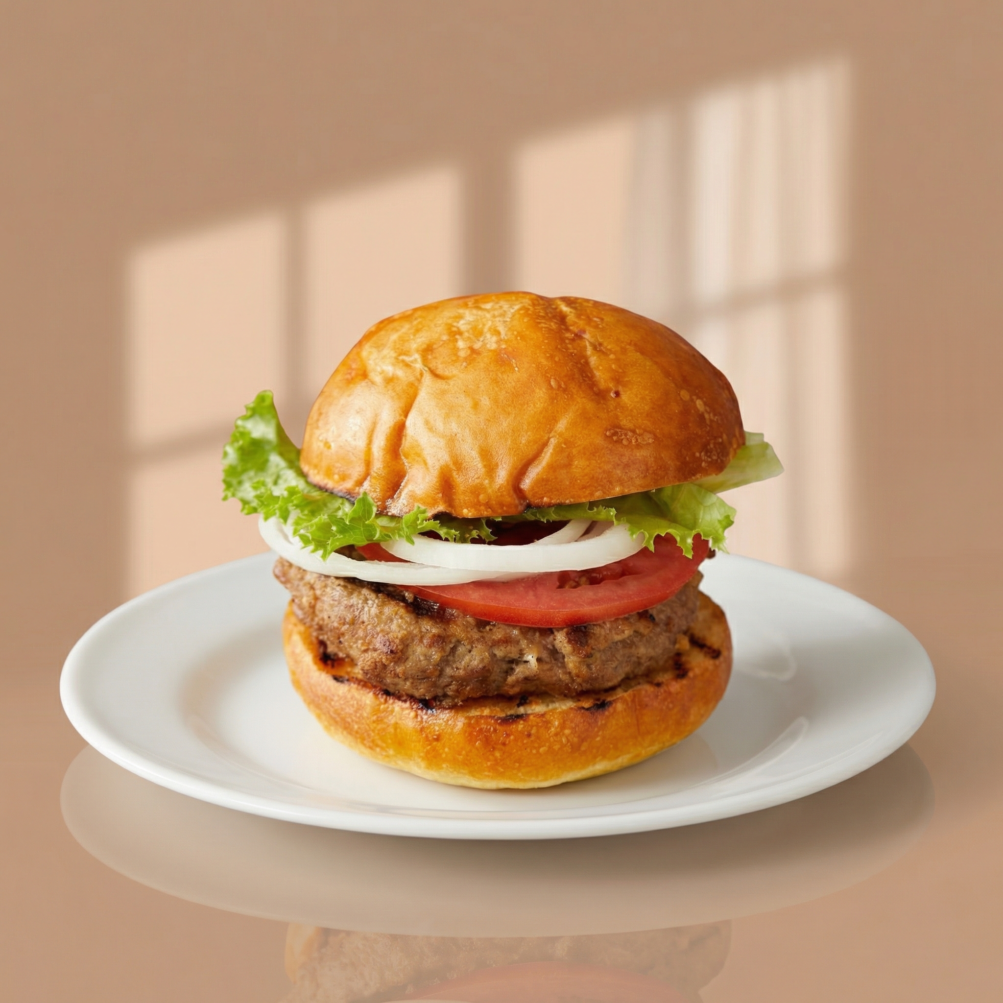 Shopify template layout with Monochrome Softbox preset in 1:1