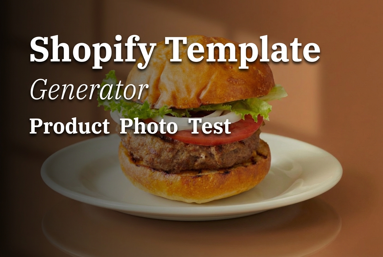 Shopify Template Generator: 7 Storefront Layouts from One Product Photo