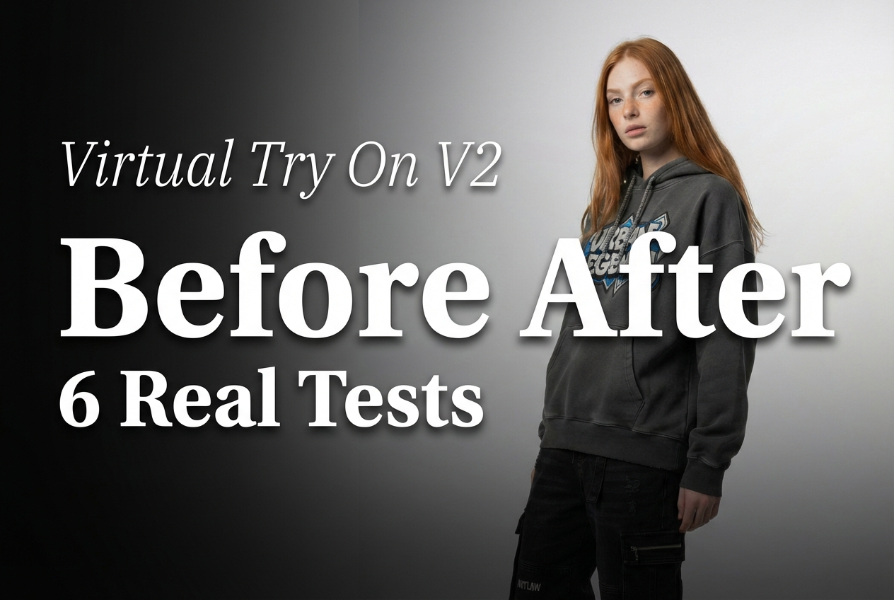 Virtual Try-On V2: 6 Before/After Outfit Tests