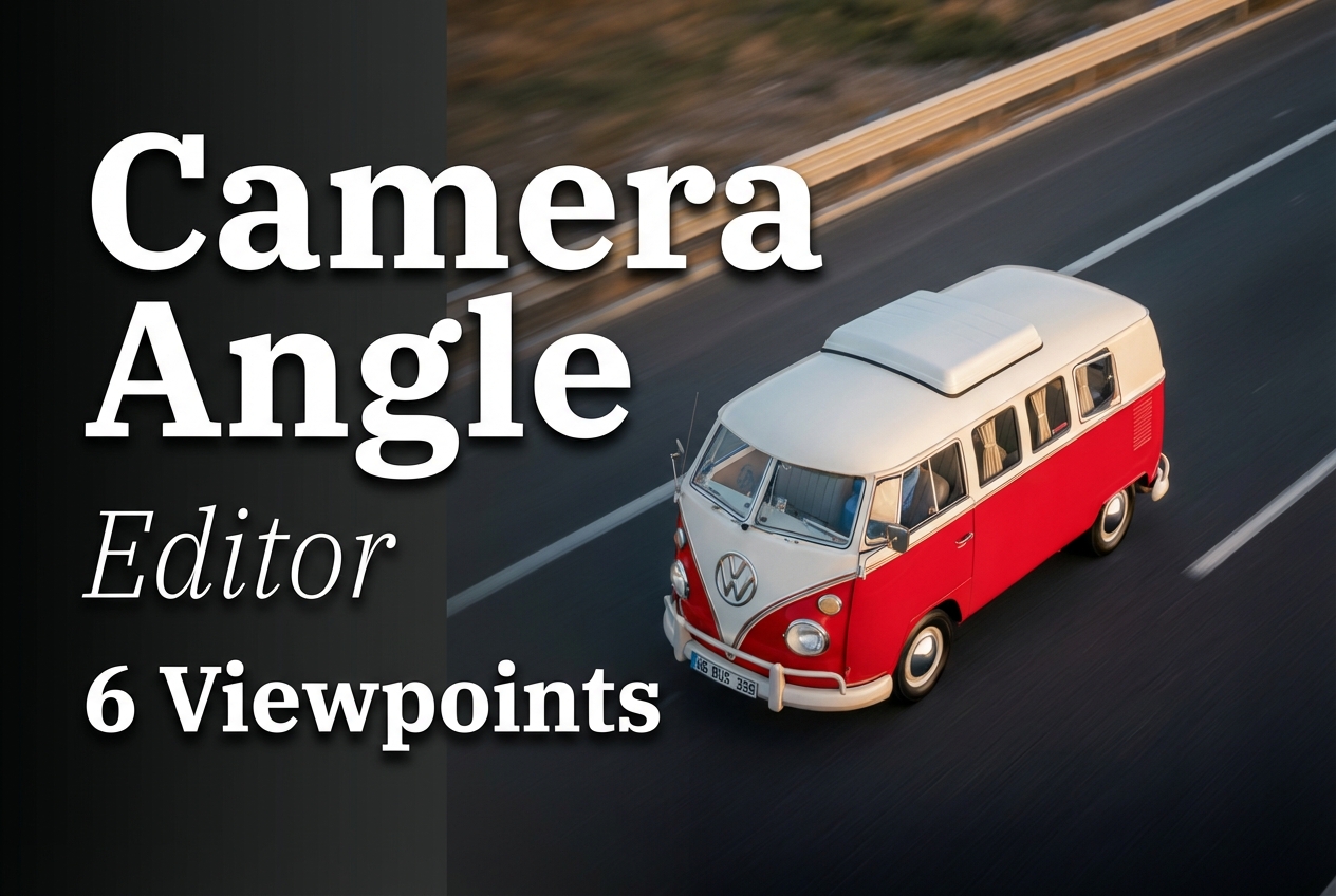 Camera Angle Editor: 6 Before/After Viewpoint Changes