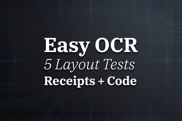 Easy OCR: 5 Layout Tests