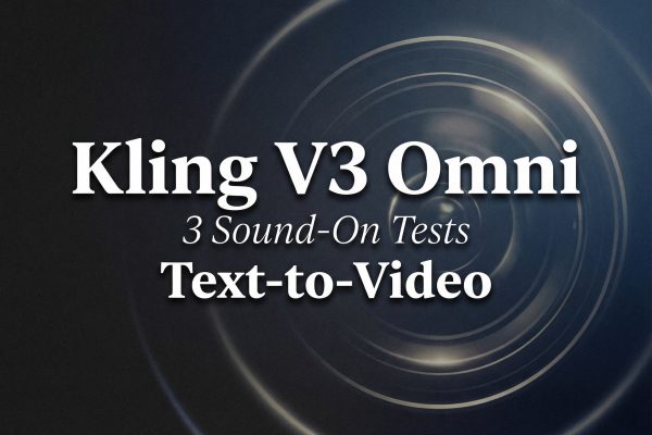Kling V3 Omni: 3 Sound-On Text-to-Video Tests (720p)