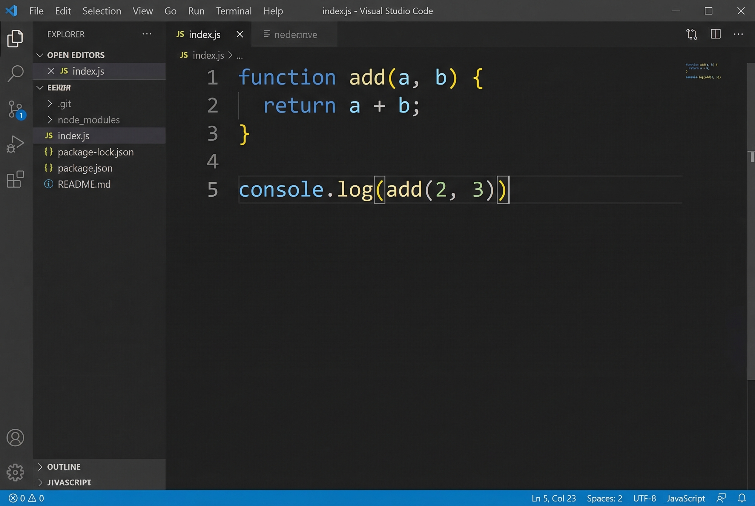 Code editor screenshot with JavaScript