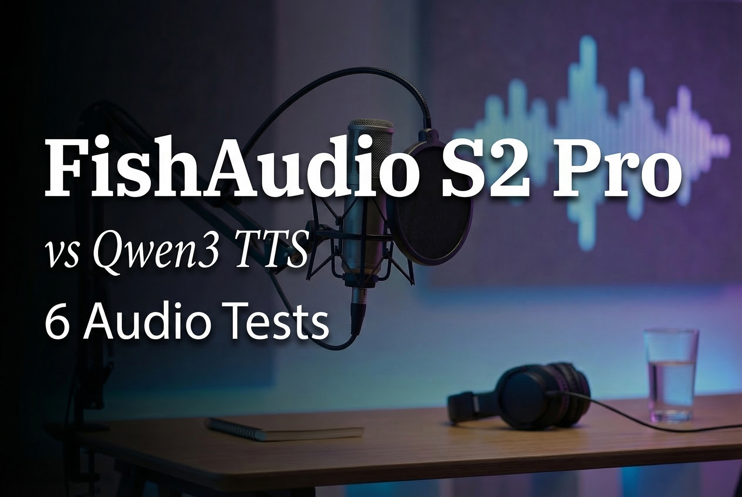 FishAudio S2 Pro vs Qwen3-TTS: 6 Audio Tests