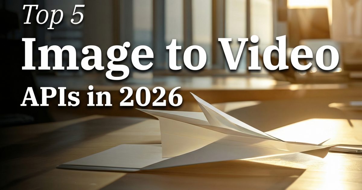Top 5 Image-to-Video APIs in 2026: 1 Base Image Test