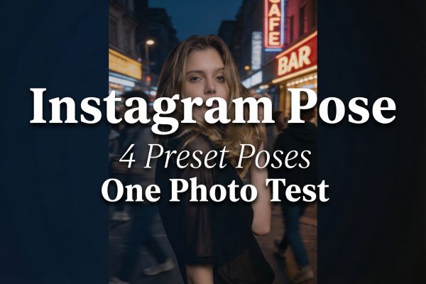 Instagram Pose: 4 Preset Poses From One Photo