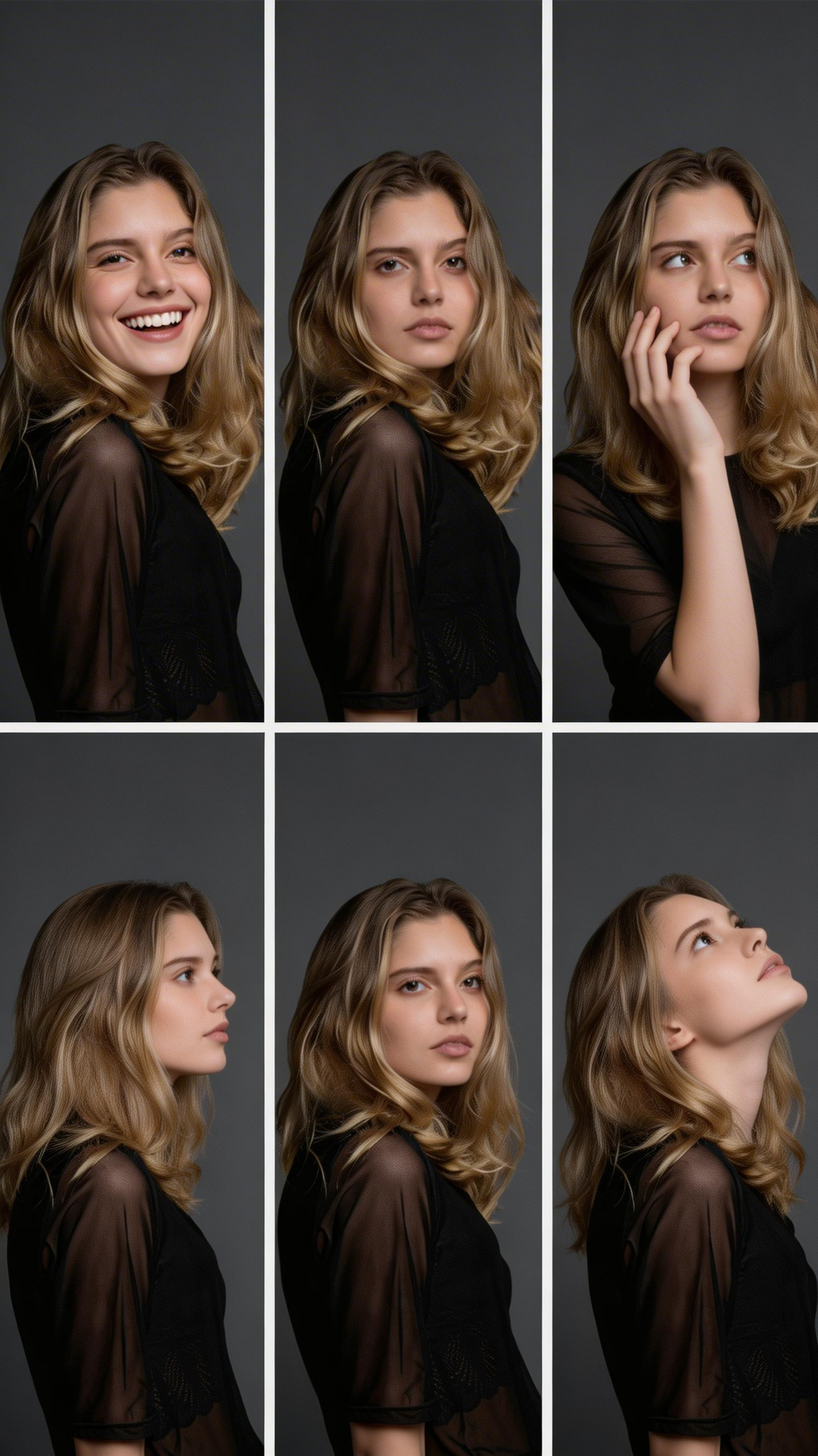 Instagram Pose output with the Many Me preset showing multiple versions of the subject