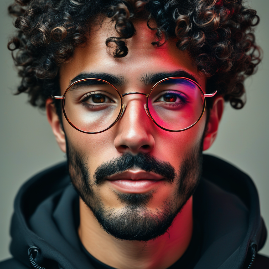 Cyberpunk portrait output