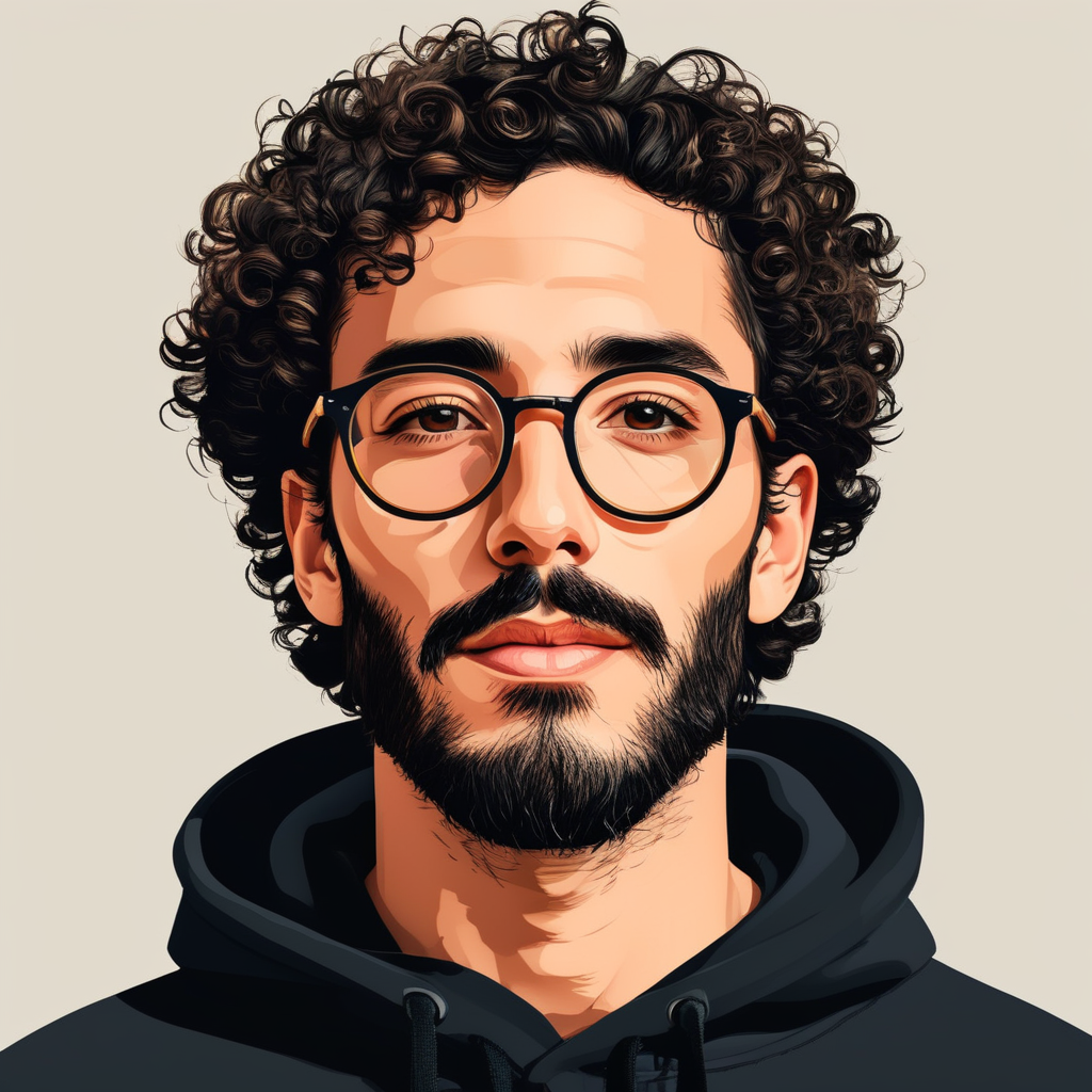 Flat vector avatar output