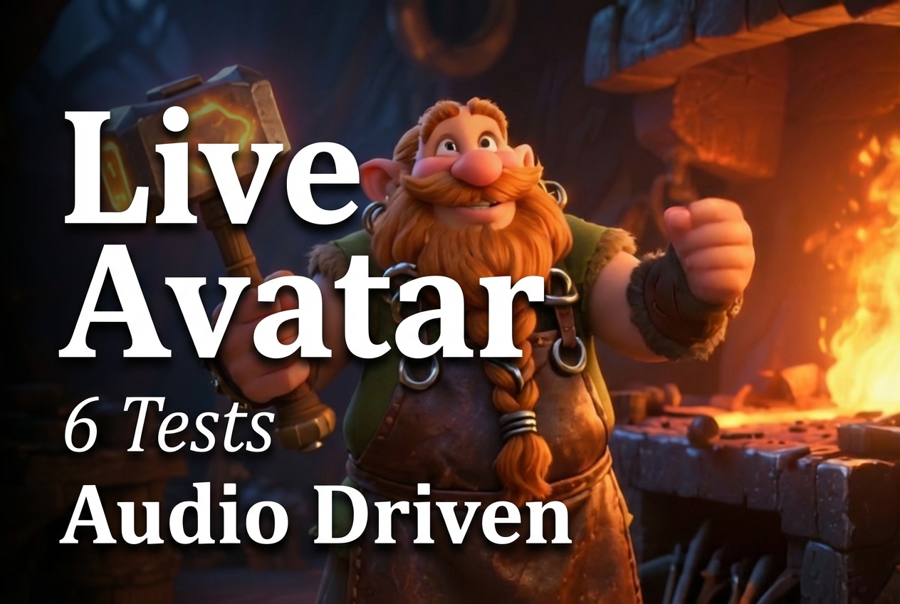 Live Avatar: Audio-Driven Talking Head Videos in 6 Tests
