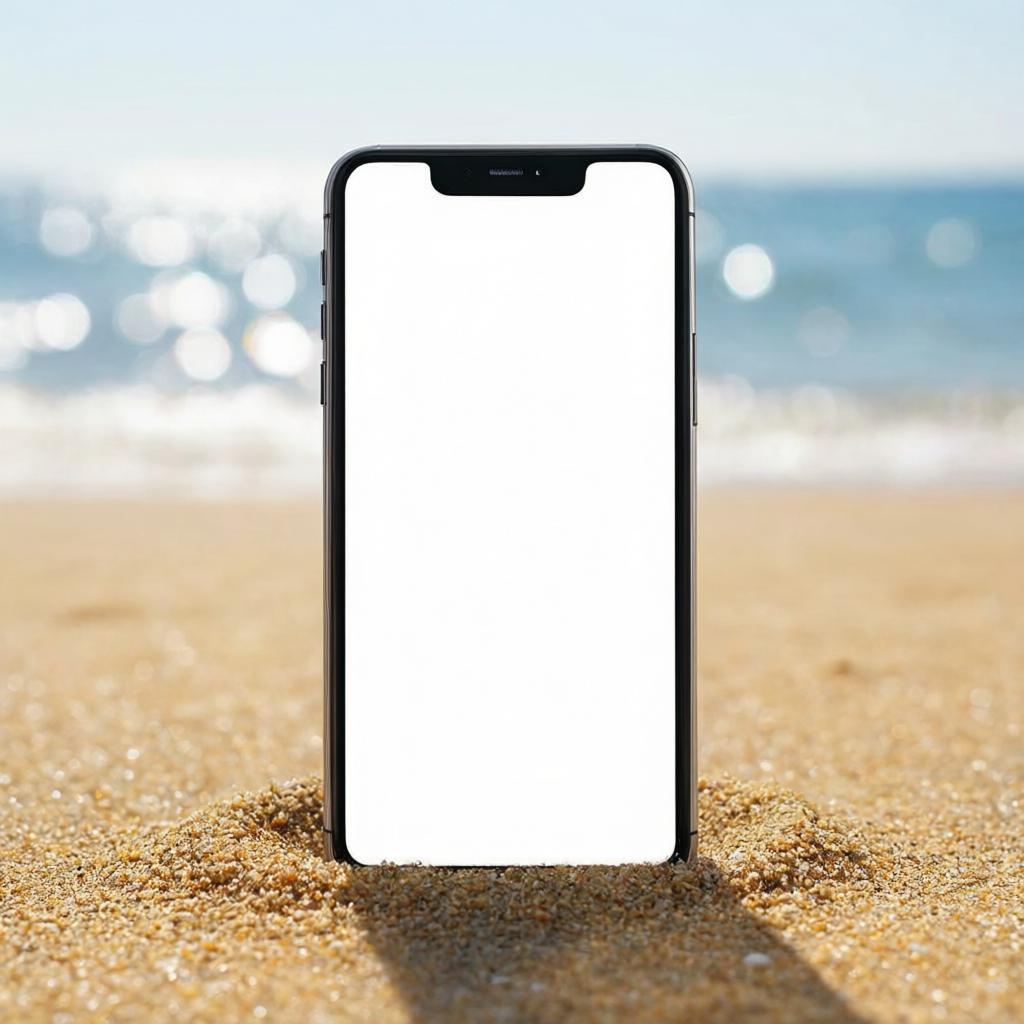 Sample 9 FireRed beach scene