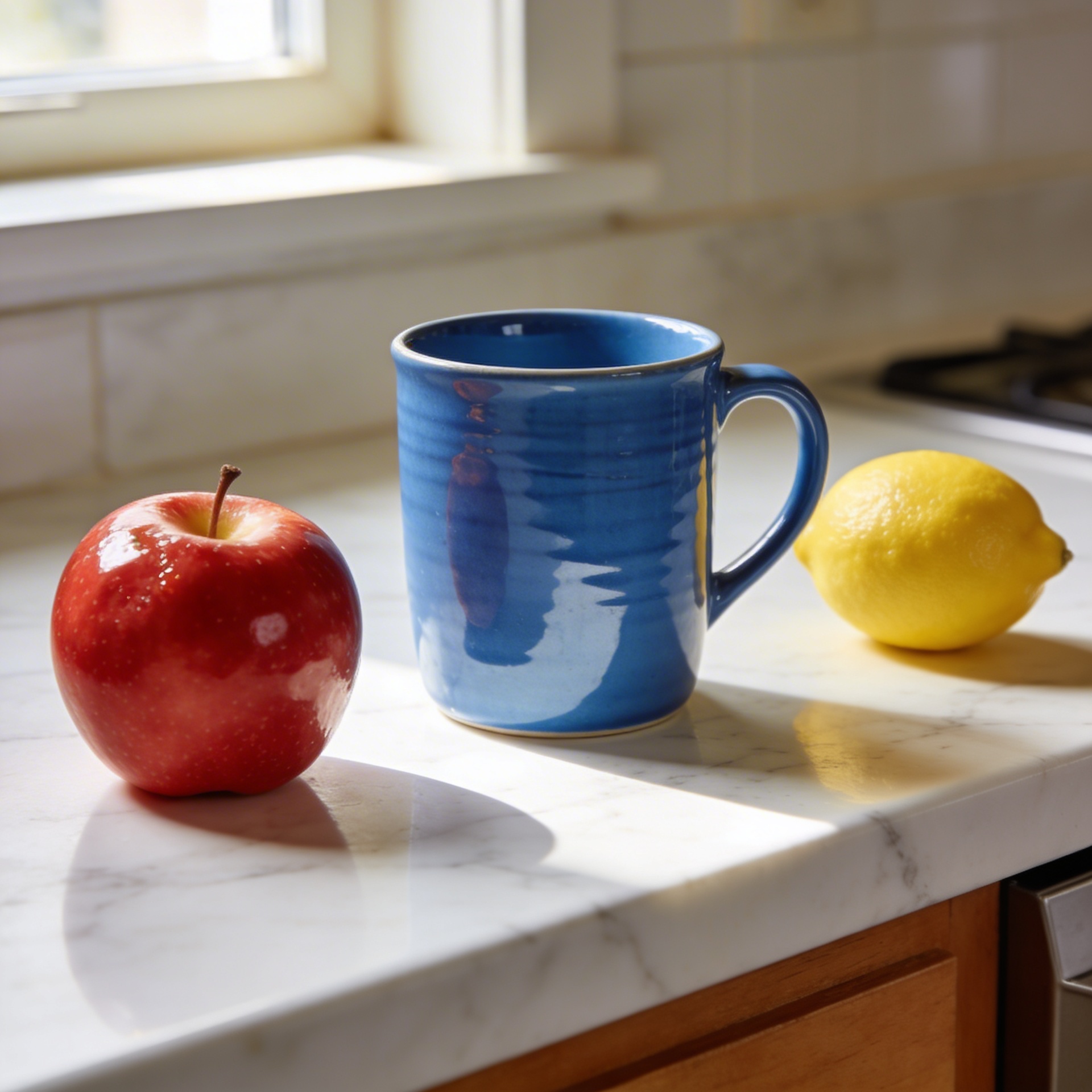 Seedream v4.5 Uncensored spatial control test with apple mug and lemon