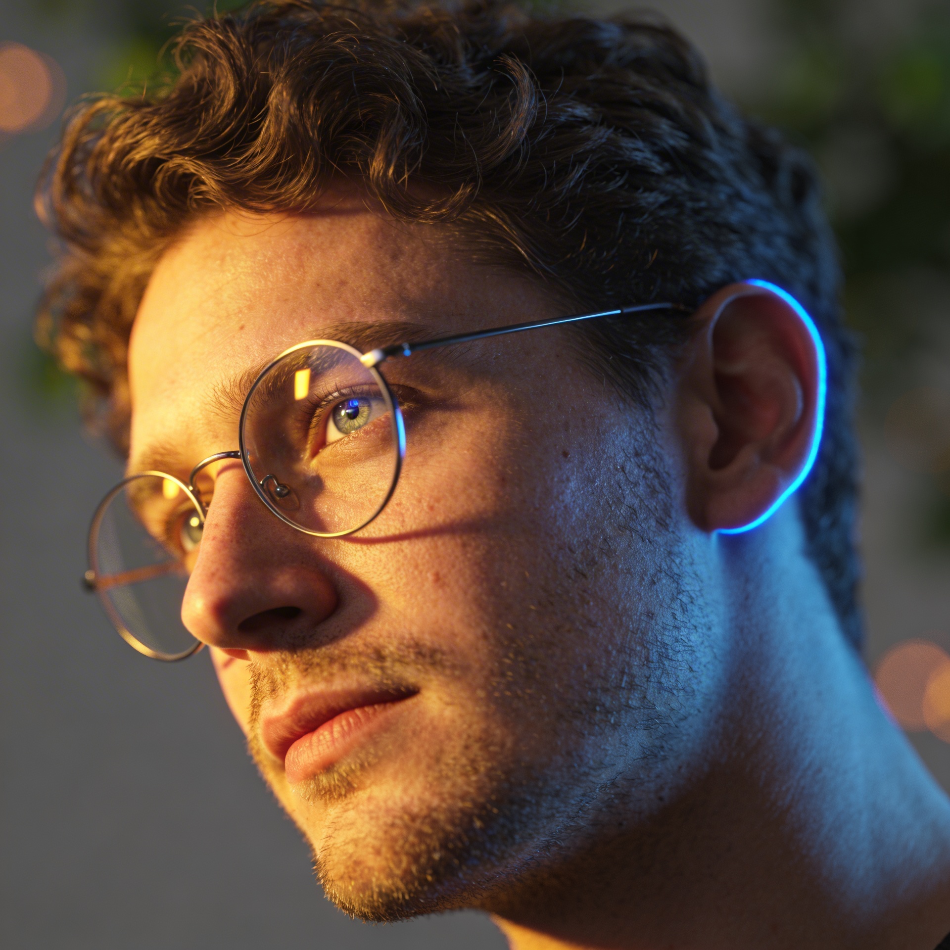 Seedream v4.5 Uncensored portrait lighting test with warm key light and cool rim light