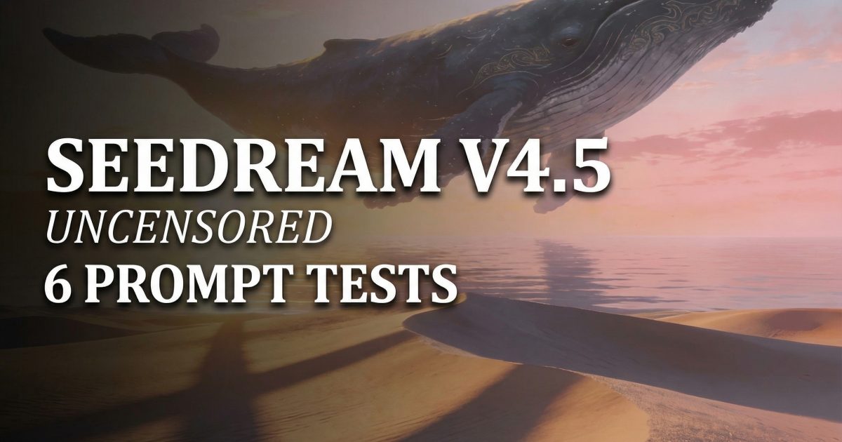 Seedream v4.5 Uncensored: 6 Prompt Tests (2K)