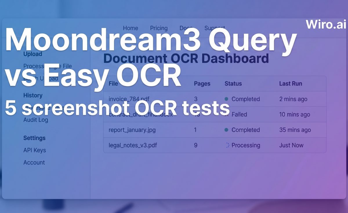 Moondream3 Query vs Easy OCR cover