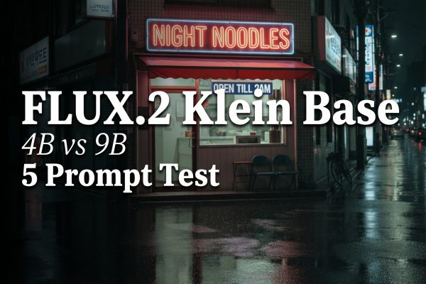FLUX.2 Klein Base 4B vs 9B: 5 Prompt Image Test
