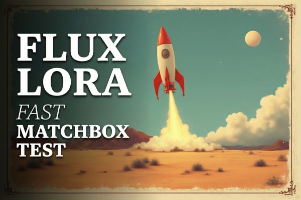 Flux LoRA Fast: 6 Vintage Matchbox Labels