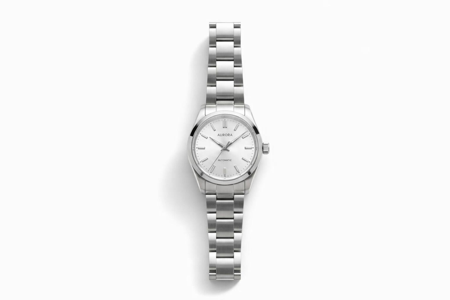 Edited watch product photo on a clean white studio background
