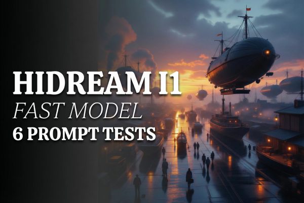 HiDream I1 Fast: 6 Prompt Tests