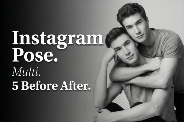 Instagram Pose Multi: 5 Before and After Pose Presets