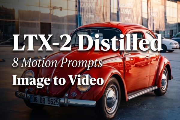 LTX-2 Distilled: 8 Motion Prompts for Image-to-Video