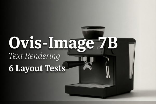 Ovis-Image 7B: Text Rendering in 6 Layout Tests