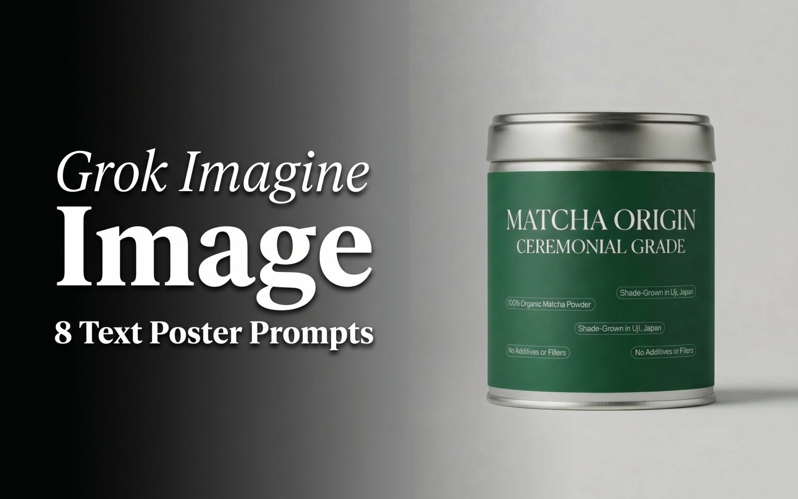Grok Imagine Image text posters cover
