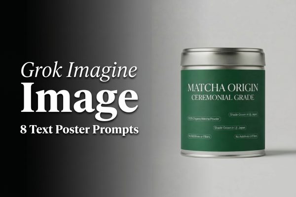 Grok Imagine Image: 8 Prompts for Clean Text Posters