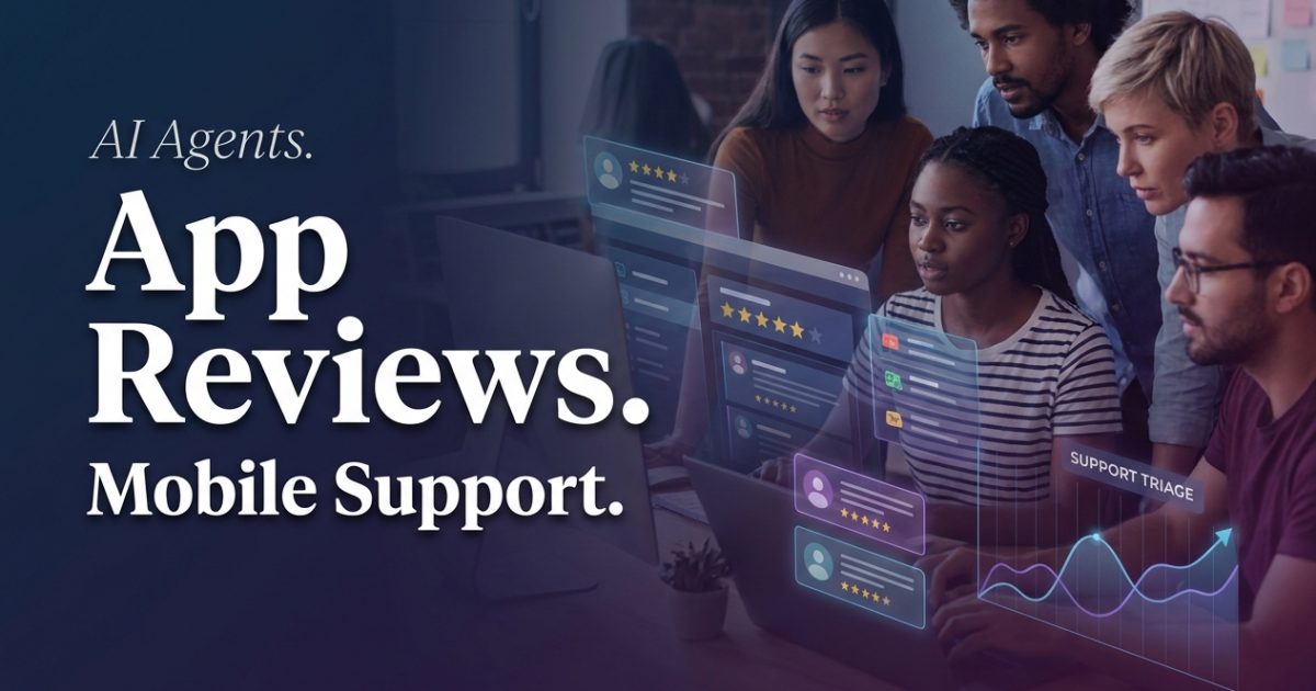 AI Agents for App Reviews: 6 Smart Support Workflows