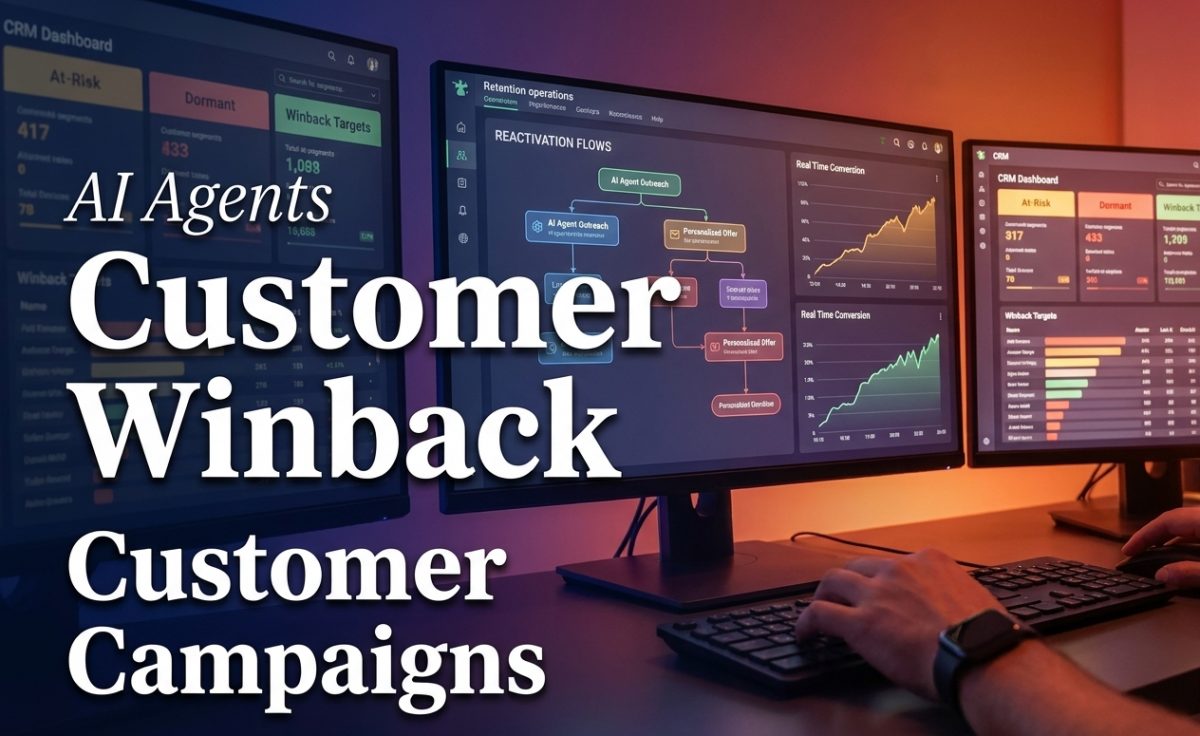 AI agents for customer winback cover