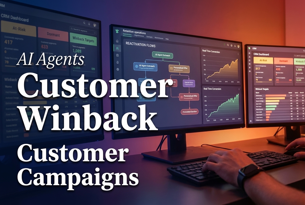 AI agents for customer winback cover