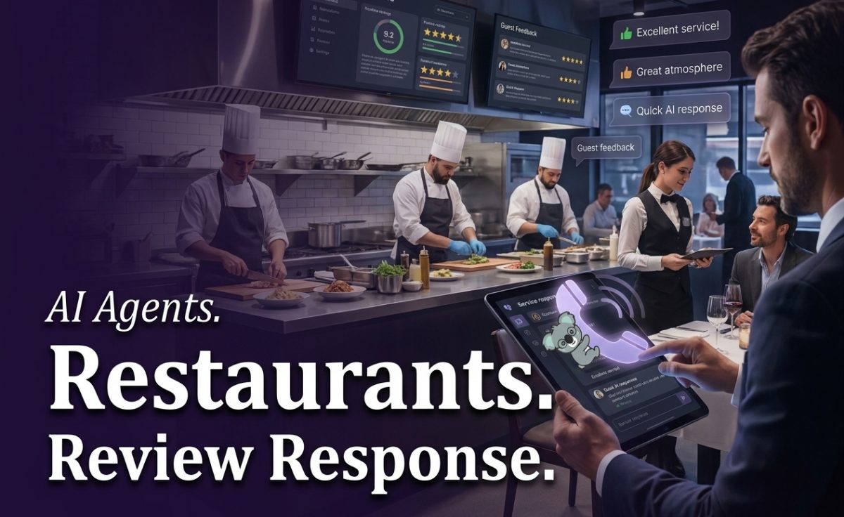 AI agents for restaurants review workflow cover