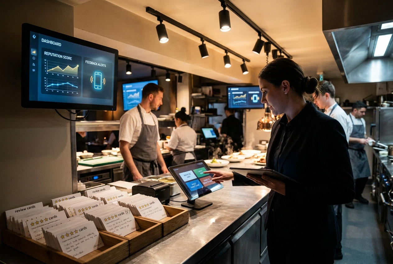 AI agents for restaurants handling review monitoring and manager alerts