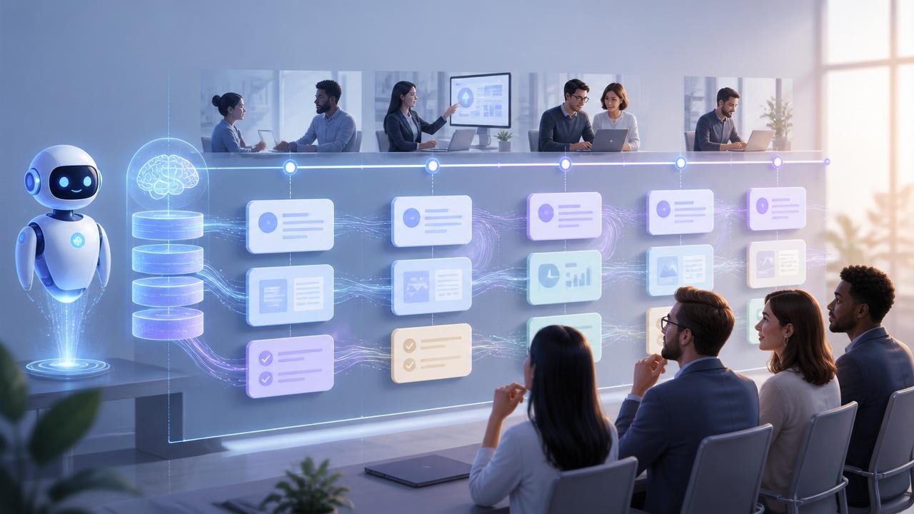 AI agents with memory keeping context across business workflows and follow-up cycles