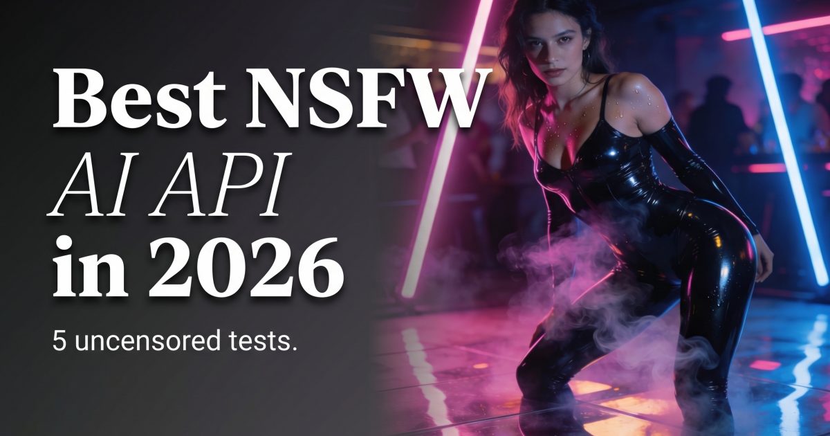 Best NSFW AI API in 2026: 5 Uncensored Image Tests