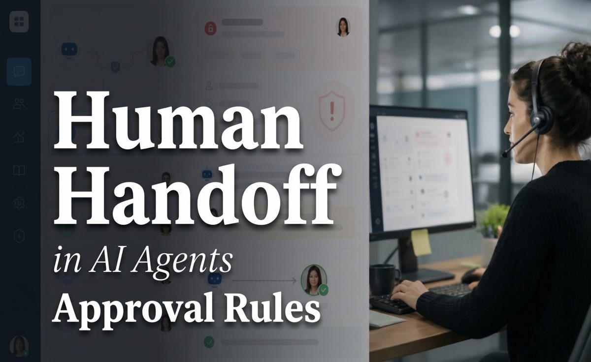 human handoff in AI agents cover