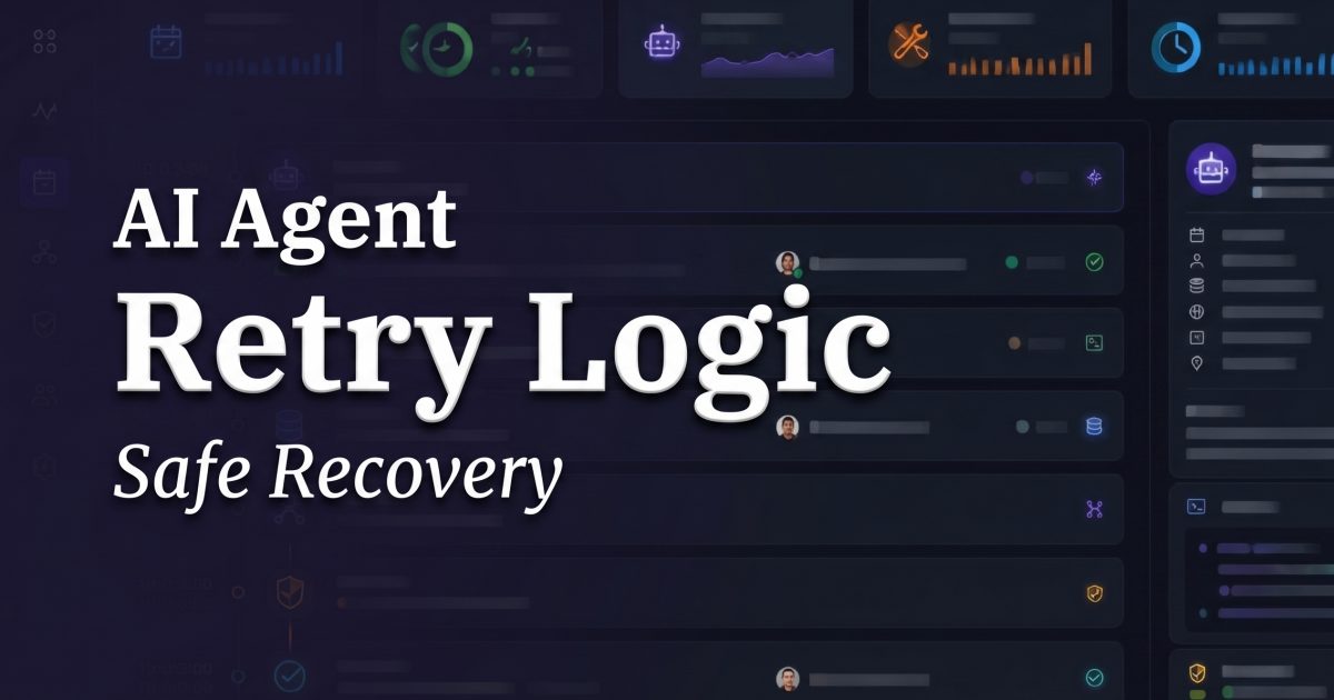 AI Agent Retry Logic: 6 Rules for Jobs That Fail Mid-Workflow